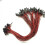 ATX Power Button Jumper Switch 2Pin 50cm Red/Black 7