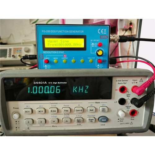 3X FG-200 DDS Function Signal Generator Frequency Counter 0.01Hz -500KHz Signal Source Module 1