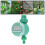 Automatic Watering Timer with LCD Display, Leakproof Garden Irrigation Timer with 5 Hose Connectors 2
