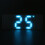 Mirror Clock Multifunctional LED Alarm 6.3x2.4 in 2