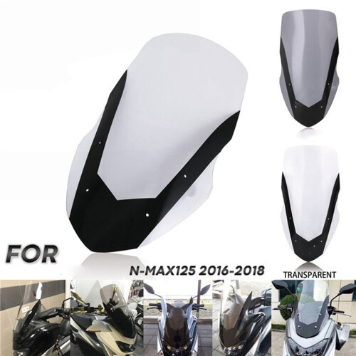2X Motorcycle Windshield Deflector Shield Screen Accessories for  NMAX155 NMAX125 2016-2018 1