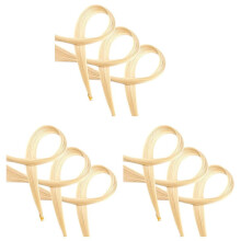 6Pcs Violin Bow Hair Replacement Kit Violin 29.2 Inch Fiddle Bow Rehair Tools Musical Bow Hair Violin Horse Hair, White