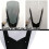2X Motorcycle Windshield Deflector Shield Screen Accessories for  NMAX155 NMAX125 2016-2018 5