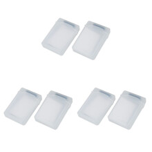 6 Paquets Clair 3,5 Pouces  HDD Disque Dur Etui de Rangement