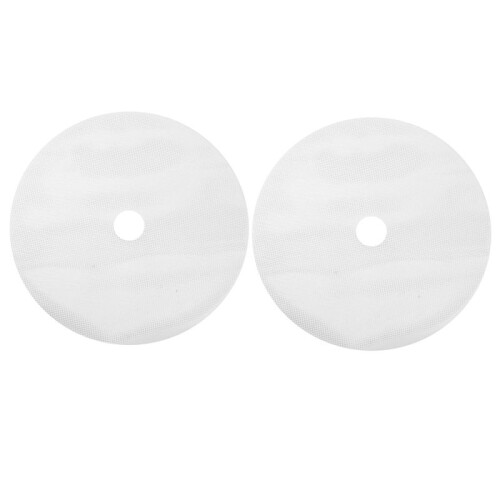16 Pcs Round Silicone Dehydrator Sheets, Non-Stick Fruit Dehydrator Mats, Reusable Steamer Mat Mesh Sheet 1