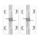 2Pcs Transparent Self Closing Cabinet Hinges Automatic Concealed Hidden Door Hardware Clear Finish 4