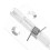 2Pcs Transparent Self Closing Cabinet Hinges Automatic Concealed Hidden Door Hardware Clear Finish 5