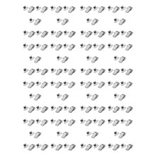 80Pcs Cabinet Ressort Charge Fer Droit Boucle Bascule Loquet 45Mm Longueur
