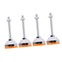 Heavy Duty Furniture Leveling Feet with Adjustable Height, AntiSkid Rubber Base, 4Pack for Tables and Cabinets