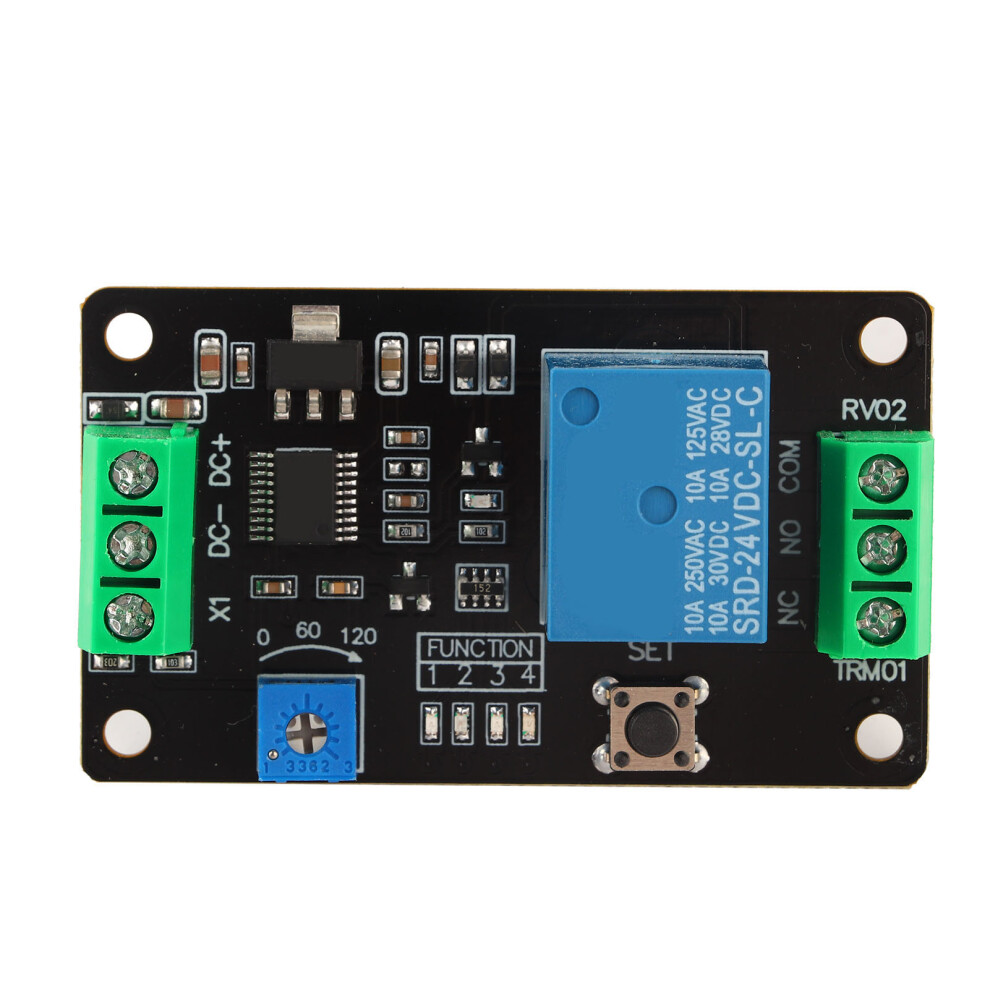 Trm01 Delay Timer Relay 60X35x20mm 10A Black 4971393598114