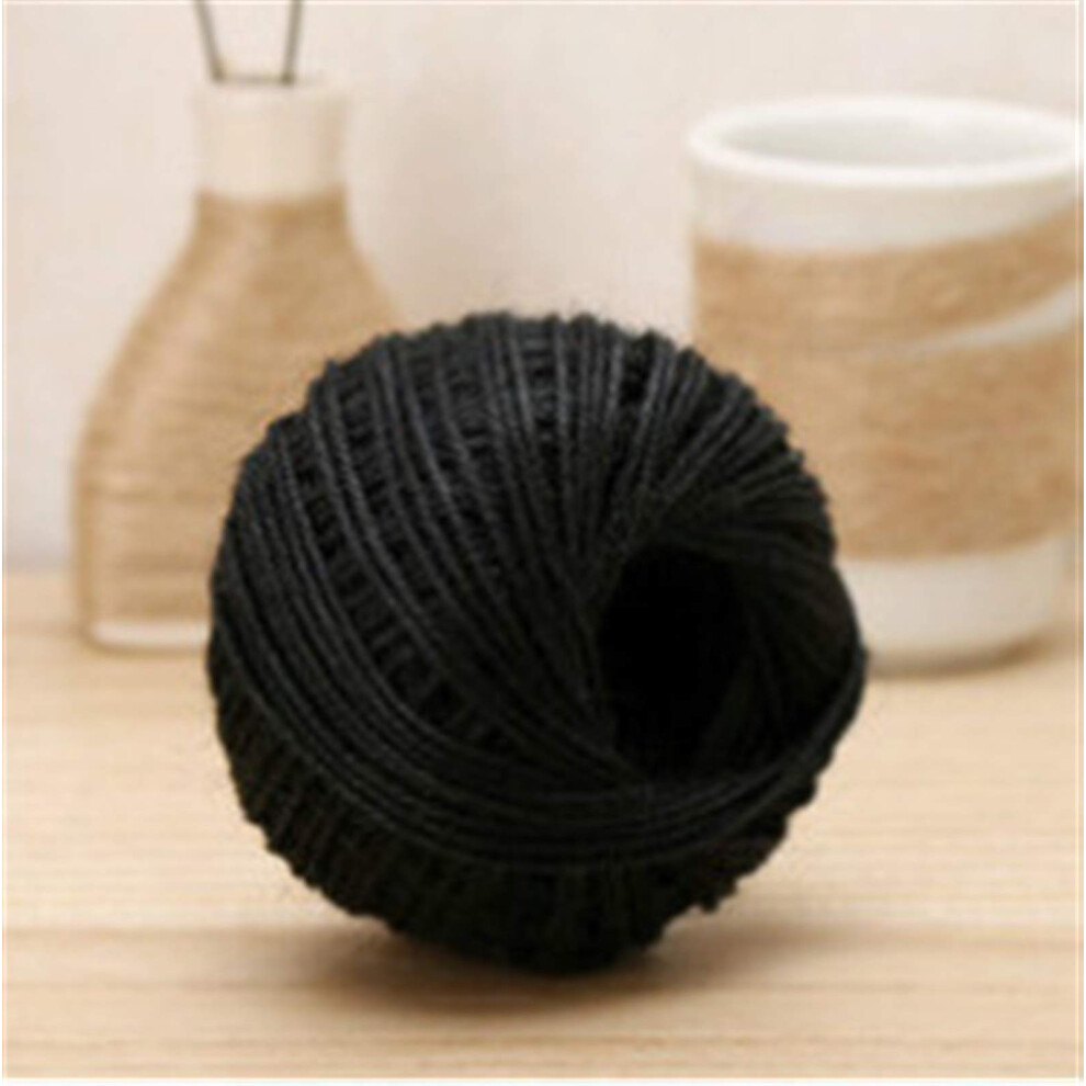 Black Natural Jute Twine 2Mm 50M Durable Hemp Rope For Crafts, Diy And Gift Wrapping 9351714439213