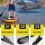 4 Pcs Kayak Tracking Fin,Inflatable Boat  Fin Watershed Board Fin Mounting Points PVC Replacement Accessories 5