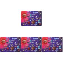 4Sets Filz- Für Kinder Mit Cartoon-Weltraum Und Lernmotiven
