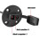 2X SAE Connector,Solar  SAE Socket Sidewall Port, SAE Cable Quick Connect Panel Mount 6