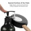 2X Back Lotion Applicator with Long Handle and 2 Replaceable Pads, Ideal for Young People and the Elderly-Black. 1