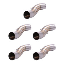 5X Motorbike Middle Exhaust Middle Mid Link Pipe Connector for Z900 2017-2018 Without Exhaust Muffler