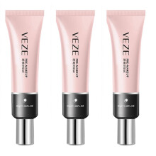 3X VEZE Foundation Ademend Lichtgewicht Natuurlijke Cosmetische Concealer Pre-Make- Primer Pore Eraser