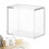 2X Clear Acrylic Display Case Collectibles Display Stands Clear Storage Container with Lid 7