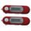 2X 8G USB Flash Drive MP3 Player FM Walkman Red 1