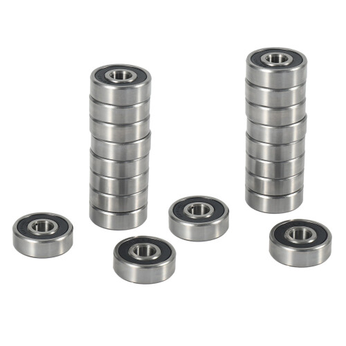 20pcs 628RS 8mmx24mmx8mm Double Sealed Miniature Deep   Bearing 1