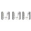 3X Digital Push Button Door Lock Key Pad Code Combination Access Mechanical Keyless 1