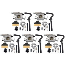 5X Kit de Ajuste do Filtro de Ar do Carburador MS 250 para MS250 Carburador 021 023 025 MS210 MS230 Serra de SubstituiçãO de Peças