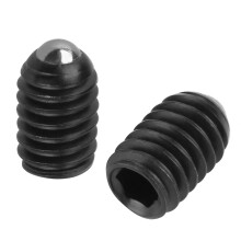 10pcs M4 Ball Plungers Set, M4*6/8/10/12, Silver