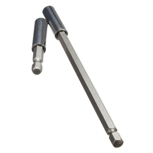 4Pcs 1/4 Inch Hex Magnetic Bit Holder 60/150mm Screwdriver Bars Power Extension Drill Driver 2