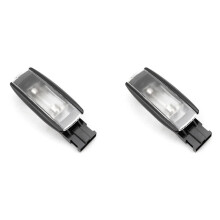 2 Pièces Lampe Dôme Lampe de Lecture pour B6 B7 CC 5 MK6 MK7 Intérieur Maquillage Lumières 1KD947109A Noir