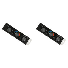 2X Car A/C Heater Control Panel 16231175 9378815 for Chevy Yukon 1996-2000 Air Conditioner Adjustment Panel