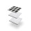 Picnic Mat, White-Black, 300x200 cm, PE + ALU 3