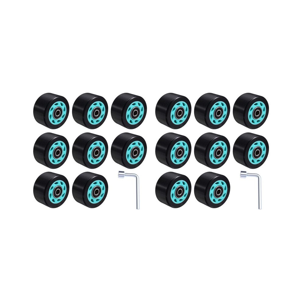 2 Set 58X32mm 88A Double Row Roller Skates Speed Skates Wheels Car Wheel Four Wheels Skateboard Pu Wheels 6032356045903