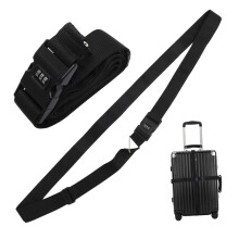 Luggage Strap with Lock, Adjustable Oxford Cloth Suitcase Belt with ThreeDigit Combination for Travel
