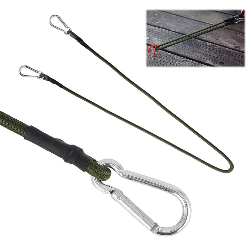 Bungee Cords With Carabiner Hooks Heavy Duty, Reinforced Latex Core For Camping, Cargo, Tarps (1, 47.2In) 9330225288800