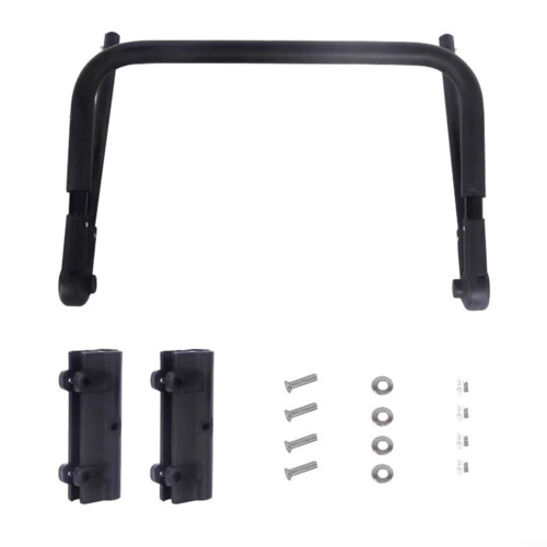 Trolley Push Handle Replacement for Utility Cart, Ergonomic Foldable Design, Durable and Easy Installation 1
