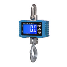 Digital Crane Scale 1000kg with LCD Backlight Display, Data Hold, Tare and Durable Steel Hook for Construction and Market Use
