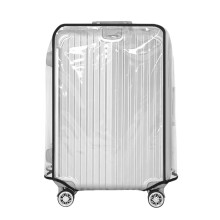 Clear Suitcase Cover 28 Inch PVC Luggage Protector ScratchResistant Waterproof Transparent Travel Trolley Case