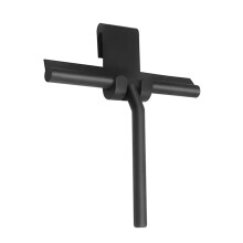 Shower Squeegee with Hook for Bathroom Glass, Soft Silicone Blade, Streak Fast Cleaning