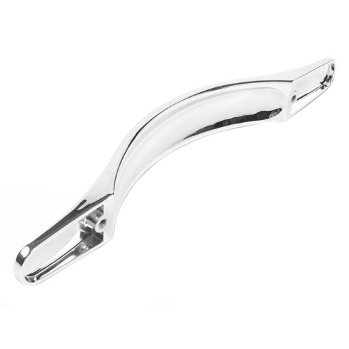 Door Handle Button Lock Push Button Pull Handle  Knob Chrome Arc Cabinet Lock for Trailer Caravan Truck 1