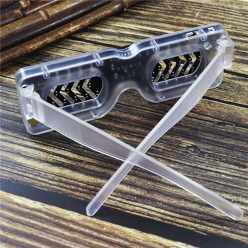 2X Light  Glasses Soldering Practice Kit Sound Activated LED Eyeglasses DIY Electronics Kit for Learning Project B 2