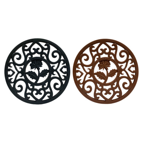 Set de 2 sets de table pratiques et essentiels de cuisine,-Brun 1