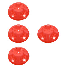 4Stk Roter Schutzcover Für Rauchmelder Aus Stabilem