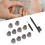 10pcs Black Silicone Closed Dome Ear Tips 2
