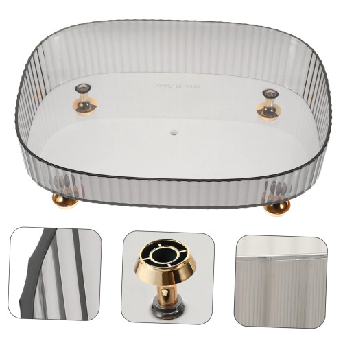 Bathroom Organizer Vanity Storage Box with Compact Design for Easy Access and Clutter Countertop 1