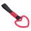 2X Heart Jdm Tsurikawa Ring for Subway Train Bus Handle Strap Charm Drift Universal 5