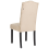 Beliani Set of 2 Dining Chairs SHIRLEY Fabric Beige 12