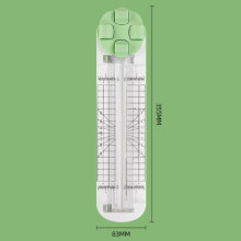 (Green)Portable A4 Paper Trimmer With Plastic Material And Dualside Cutting Function