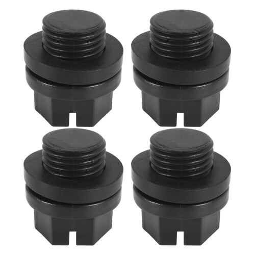 4 Pack Pool Pump Drain Plug with ORing Replacement for SPX1700FG LeakResistant Easy Installation