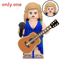 (Style2)Jouet Taylor Swift Building Block avec matière plastique pour le développement créatif
