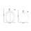 Beliani Set of 6 Baubles ARGENTIN Glass Silver 6